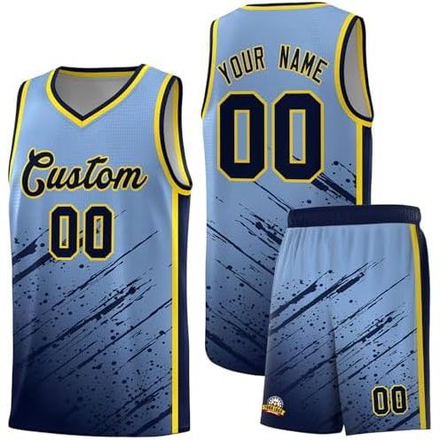Azul claro-azul marino-amarillo