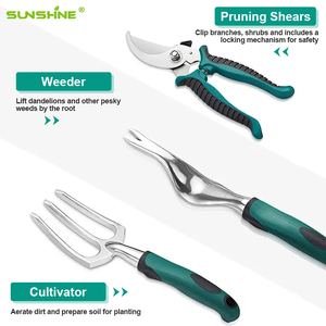 Juego de Herramientas de Jardín de Aluminio de Alta Resistencia Oem Sunshine, Kit Completo de Herramientas de Jardín con Bolsa, Kit de Jardinería - Product Image 2