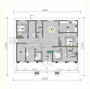 <span class=keywords><strong>Bungalow</strong></span> <span class=keywords><strong>economico</strong></span> con disposizione della stanza personalizzata-casa prefabbricata, sistema di parete del pannello di EPS - Product Image 5