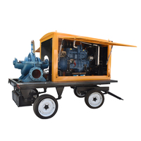 Pompe à eau diesel robuste 20hp-40hp Générateur diesel Haute pression pour l'irrigation agricole le drainage industriel et le sauvetage