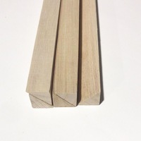 Bande de chanfrein de haute qualité à bon prix en bois massif Paulownia Triangle Lattens