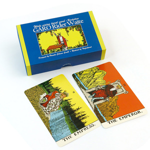 Caja con Tapa y Base para Cartas de <span class=keywords><strong>Tarot</strong></span> Horizontales con Guía, Impresión Personalizada al por Mayor, Mazo de Cartas de <span class=keywords><strong>Tarot</strong></span> Personalizadas - Product Image 2