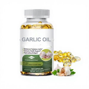 Extracto de Aceite de Ajo VitaSpring, Suplementos para Mejorar el Sistema Inmunológico, Cápsulas de Gel Suave de Aceite de Ajo Negro 100% - Product Image 1