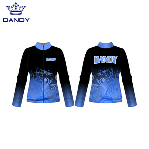 Sublimation Cheerleading Practice Jackets Custom Sparkly Diamonds Exercise <span class=keywords><strong>Train</strong></span> Cheer Tracksuits for Lady Youth - Product Image 2
