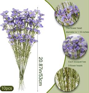 Offre Spéciale : Branche Artificielle Longue de Saule des Neiges avec Fleurs Blanches, Tige Végétale, Plantes Vertes pour Décoration Florale Maison et Mariage - Product Image 2