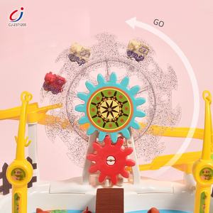 Chengji มัลติฟังก์ชั่ชิงช้าสวรรค์สไลด์ติดตามเพลงตลกฤดูร้อนพลาสติกเกมตกปลาของเล่นสำหรับเด็กวัยหัดเดินปลาจับ - Product Image 3