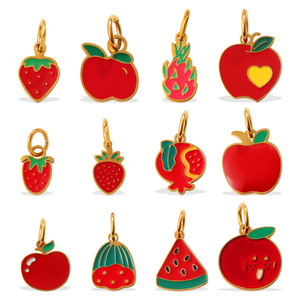 จี้ผลไม้โลหะผสมสังกะสีสำหรับผู้หญิง DIY เครื่องประดับของขวัญ - Product Image 5