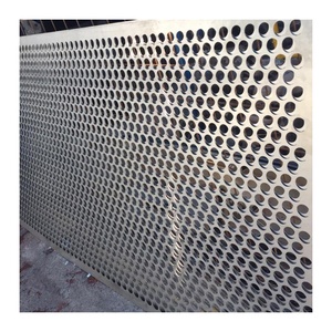 Kích thước tùy chỉnh trang trí đấm tấm kim loại thép không gỉ nhôm đục tấm mặt tiền kiến trúc dây lưới với lỗ - Product Image 1