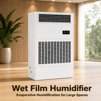Humidificateur industriel à film humide adapté aux laboratoires chimiques, aux usines de transformation alimentaire, contrôle automatique intelligent de l'humidité
