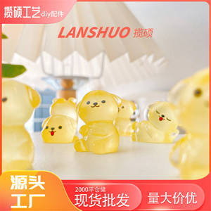 ตุ๊กตาเรซิ่นรูปสุนัขการ์ตูนน่ารัก ของตกแต่งรูปสัตว์ขนาดเล็ก งานศิลปะสะสม ขายส่ง - Product Image 3