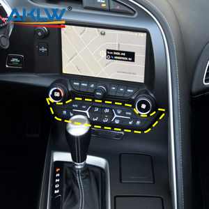 Pièces de voiture en fibre de carbone véritable, panneau décoratif du bouton de mode <span class=keywords><strong>volume</strong></span> de la console centrale, garniture OEM d'usine pour Chevrolet Corvette C7 Z06 - Product Image 3