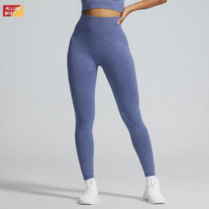 กางเกงโยคะเอวสูง Allure Body แห้งเร็ว สำหรับออกกำลังกาย วิ่ง ดีไซน์รัดสะโพก กระชับรูปร่าง ชุดกีฬา - Product Image 1