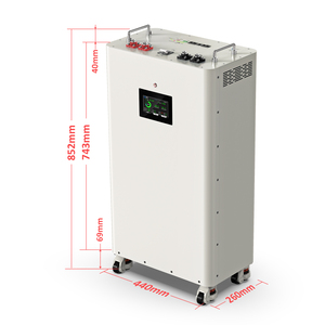 Sistema de Batería de Almacenamiento de Energía Doméstica Vertical Lifepo4 de 16KWh 48V/51.2V 314Ah con BMS Inteligente JK V19 Integrado, Disponible en Polonia - Product Image 4
