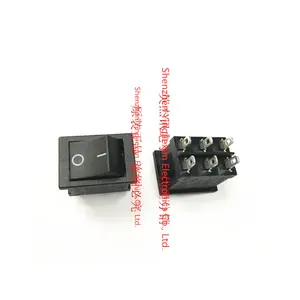 KCD1-203 ZX Zhongxun Rocker Switch KCD1-202 15*21MM black 6 feet 2 gears 6A 250V 10A 125V KCD1