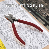 Pince coupante pour câbles électriques MTC-21, qualité industrielle, acier inoxydable, poignée en plastique moulée, coupe latérale à bec plat, outil manuel