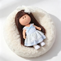 Poupée Little Potato 14 cm, chapeau à carreaux, salopette, série Fantasy, vêtements et accessoires pour poupées en tissu, vente en gros, tenue personnalisée