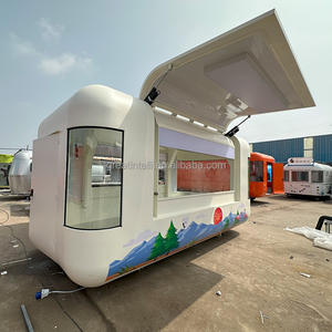 Remorque de bar mobile chinoise, remorque de restauration rapide pour hamburgers et hot-dogs, four à pizza mobile, camion de nourriture avec cuisine complète - Product Image 6