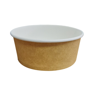 De alta calidad de <span class=keywords><strong>papas</strong></span> fritas tazón de papel marrón Kraft tazón de papel con tapa - Product Image 5