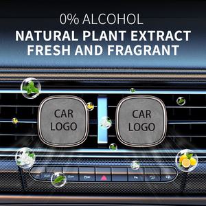 คลิปหนีบช่องแอร์รถยนต์ กลิ่นหอมปรับอากาศ แบบสี่เหลี่ยม สำหรับขายส่งจากโรงงาน พร้อมรีฟิลเปลี่ยนได้ - Product Image 3