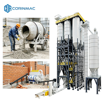CORINMAC Petite bétonnière et machine à fabriquer des carreaux - Ligne de production de mortier sec Multi-tension (220V/380V/415V/440V) Garantie 1 an