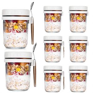 Bocaux en verre <span class=keywords><strong>Maoya</strong></span> Mason pour la mise en conserve, 4 oz, 6 oz, 8 oz, 10 oz, 16 oz, 24 oz, verre transparent, moderne, durable, avec bouchon à vis - Product Image 4