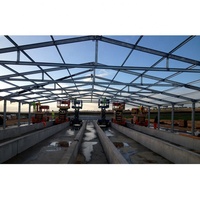 Structure en acier moderne pour poulailler, conception de bâtiment d'élevage avicole, poulailler pour 10 000 oiseaux