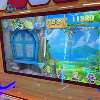 Machine de jeu à jetons d'arcade 6*21.5 pouces Machine de billet de loterie d'écran Happy Fruit
