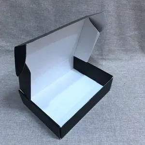 Bunte kleine Wellpappen-Versand box Für Haar oder Kleidung benutzer definierte Perücke Verpackungs box