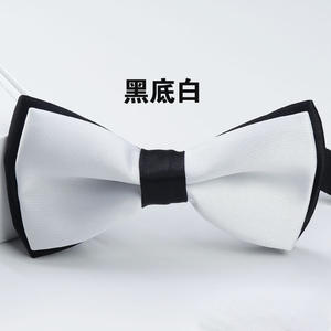 Couleur unie Polyester Male Best Man Noeud papillon pour les mariages formels Cravats - Product Image 6