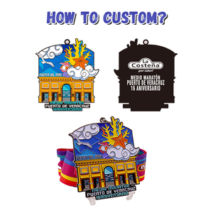 Personalized Custom <strong>Dance</strong> <strong>Medal</strong> 2D 3D Stainless Steel Waterproof Die Cast Ribbon for Street <strong>Dance</strong> Ballet Skating Rhythmic - Product Image 2