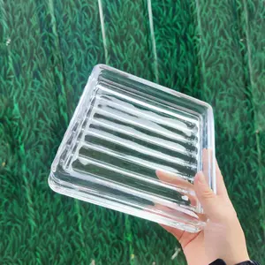 19x19x3 Pflaster boden Glas blöcke transparente Glas ziegel Fabrik in China