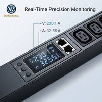 Unit Distribusi Daya Rak Cerdas Universal Berdaya Tinggi Kustom Pabrik, PDU untuk Rak Server, PDU Metered Smart PDU