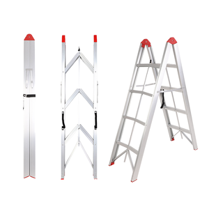 7 Step A Type Household <b>Ladder</b> Lightweight Foldable Anti Slip Aluminum Alloy Safety <b>Ladder</b> OEM For Home Indoor Attic Use - Product Image 1