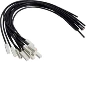KZ052 Personalizzabile con connettore Hagers per Auxiclic a sezione trasversale 6 mm² 40A colore nero L500 - Product Image 1