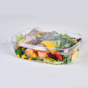 Tùy chỉnh 24 oz rõ ràng Pet rPet rõ ràng dùng một lần vỏ sò nhựa bao bì thực phẩm Khay trái cây <span class=keywords><strong>salad</strong></span> container - Product Image 4