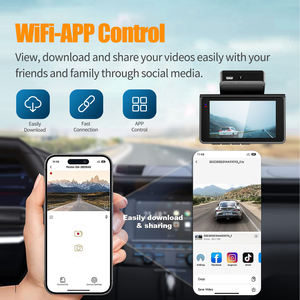 กล้องติด<span class=keywords><strong>รถ</strong></span>ยนต์ 4K ด้านหน้า 1080P ด้านหลัง มองเห็นในเวลากลางคืน ไร้สาย WiFi แบบซ่อน ขนาดเล็ก บันทึกภาพบนแผงหน้าปัด พร้อมระบบตรวจสอบความปลอดภัย 24 <span class=keywords><strong>ช</strong></span>ั่วโมง GPS สำหรับ<span class=keywords><strong>รถ</strong></span>ยนต์ - Product Image 4