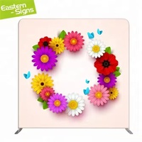 Promotion : Support d'affichage portable en aluminium avec toile personnalisée, bannière de fond personnalisée pour panneaux d'affichage