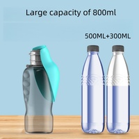 Accessoires pour animal chat et chien Pliable Portable Gobelet distributeur pour animal Bouteille d eau de voyage pour chien