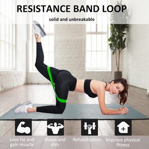 Set di Fasce Elastiche in Lattice per Esercizi di Resistenza, Allenamento di Forza e Stretching a Casa - Product Image 3