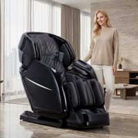 Fauteuil de massage intelligent 3D Zhouqi, corps entier, zéro gravité, commande vocale IA, moniteur de santé, charge sans fil