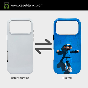 2025 điện thoại di động Trường Hợp Hàn Quốc 3D thăng hoa tráng trống trường hợp 2 trong 1 bảo vệ kép cho Iphone 17 Pro Max không khí bán buôn - Product Image 4