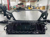 Body Kit Gaya RS5 2020-2024 untuk Audi A5 S5 B9.5 B10, Bumper Depan dengan Grille untuk Audi A5 S5 B9.5 B10 2020 2021 2022 2023 2024