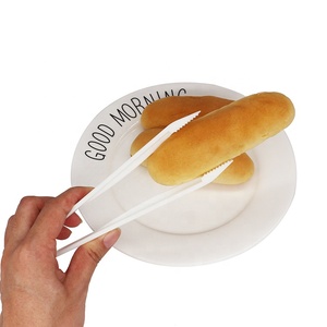 Kitchen <strong>Tongs</strong> Tea Party, Coffee Bar, White Serving Clip <strong>Plastic</strong> <strong>Mini</strong> Ice <strong>Tong</strong> - Product Image 4