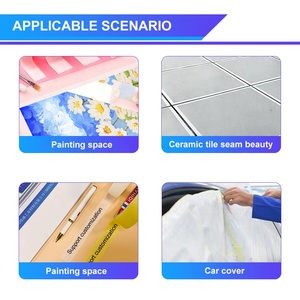 Bán buôn biểu tượng tùy chỉnh Masking sơn băng cho nghệ thuật phòng thí nghiệm ghi nhãn trang trí ô tô masking <span class=keywords><strong>tape</strong></span> sơn màu xanh họa sĩ Băng - Product Image 4