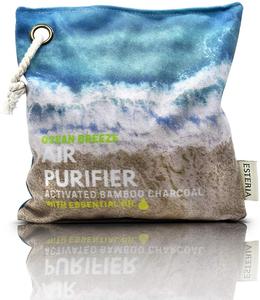 Pour LEGREEN 300g de charbon de bois de bambou écologique grand sac de purification d'air en papier <span class=keywords><strong>J</strong></span> huile essentielle mélangée désodorisants activés - Product Image 6