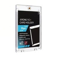 Porte-cartes magnétique X527-1, porte-cartes One Touch 35pt pour cartes de baseball, étui magnétique pour cartes en plastique rigide avec protection UV