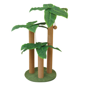 Árbol rascador para gatos, tipo canna lily, con un solo poste, tres postes, juguete de autoentretenimiento extra grande para gatos - Product Image 5