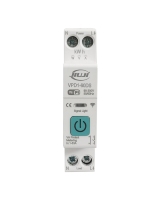 Interrupteur intelligent WiFi JIUJI 63A 1P+N avec mesure de consommation d'énergie, surveillance kWh, minuterie, disjoncteur MCB compatible TUYA pour Smartlife, contrôle de tension