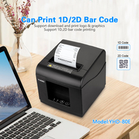 Imprimantes de bureau pour restaurants compatibles Windows/Mac/Linux, imprimante thermique de reçus ESC/POS 80 mm