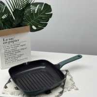 Casserole en céramique antiadhésive en aluminium moulé sous pression de conception moderne de 18 cm 2 L avec poignée en bakélite pour cuisinière à induction Cuisine à domicile
